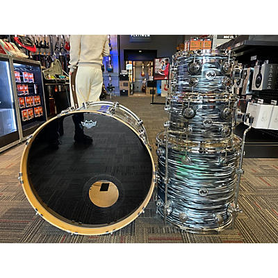 Used DW 4 Piece Collector's Series Black Oyster Drum Kit