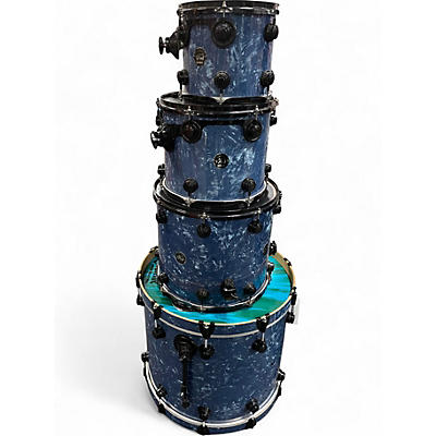 Used DW 4 Piece Collector's Series Blue Drum Kit