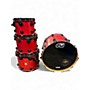 Used DW 4 Piece Collector's Series Cherry Drum Kit Cherry