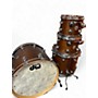 Used DW 4 Piece Collectors Series Chocolate Satin Drum Kit Chocolate Satin