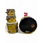 Used DW 4 Piece Collector's Series Gold Top Drum Kit Gold Top