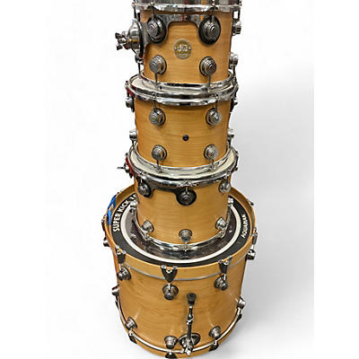 DW Used DW 4 Piece Collector's Series Natural Drum Kit