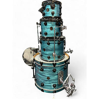 DW Used DW 4 Piece Collector's Series Ocean Turquoise Drum Kit