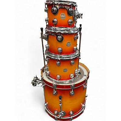 Used DW 4 Piece Collector's Series classic burst Drum Kit