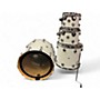 Used DW Used DW 4 Piece Collector's Series white glass Drum Kit white glass