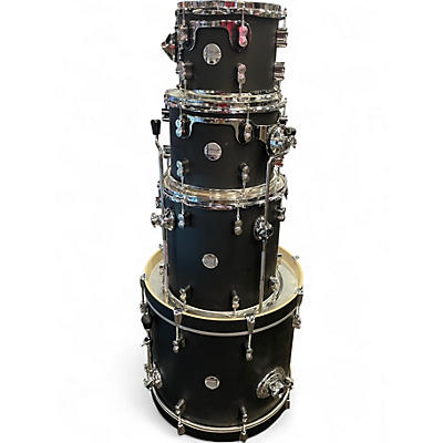 Used DW 4 Piece Concept Series Black Onyx Drum Kit