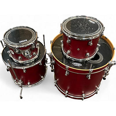 Used DW 4 Piece DESIGNER SERIES CHERRY STAIN Drum Kit