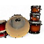 Used DW 4 Piece Design Series 4 Piece Tobacco Sunburst Drum Kit Tobacco Sunburst