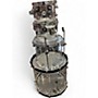 Used DW 4 Piece Design Series Acrylic CLEAR Drum Kit CLEAR
