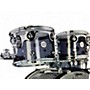 Used DW 4 Piece Design Series Acrylic Smoke Glass Drum Kit Smoke Glass