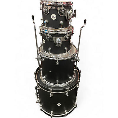 Used DW 4 Piece Design Series BLACK Drum Kit