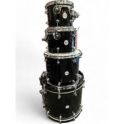 Used DW 4 Piece Design Series GLOSS BLACK Drum Kit