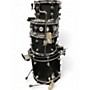 Used DW 4 Piece Design Series Mini Pro Satin Black Drum Kit Satin Black