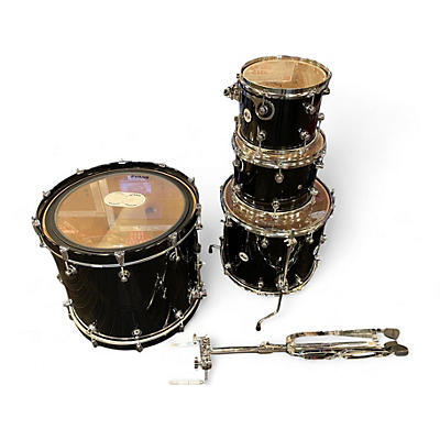 Used DW 4 Piece Design Series Piano Black Drum Kit