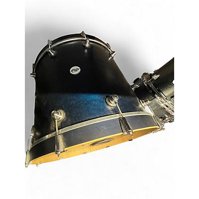 Used DW 4 Piece Design Series SATIN BLUE Drum Kit