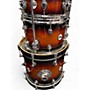 Used DW Used DW 4 Piece Design Series mini Pro Tobacco Burst Drum Kit Tobacco Burst