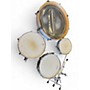 Used DW 4 Piece LOW PRO Pearl White Drum Kit Pearl White