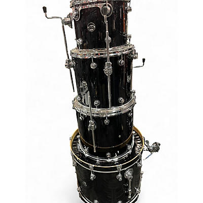 Used DW 4 Piece Performance Series BLACK MIRA Drum Kit