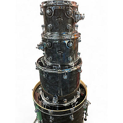 Used DW 4 Piece Performance Series Black Drum Kit