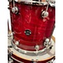 Used DW 4 Piece Performance Series Red Drum Kit Red