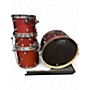 Used DW 4 Piece Performance Series TOBACCO STAIN OIL Drum Kit TOBACCO STAIN OIL