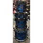 Used DW Used DW 4 piece Collector's Series Trans Blue Drum Kit Trans Blue