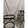 Used DW Used DW 4 piece Design Series Acrylic Black Drum Kit Black