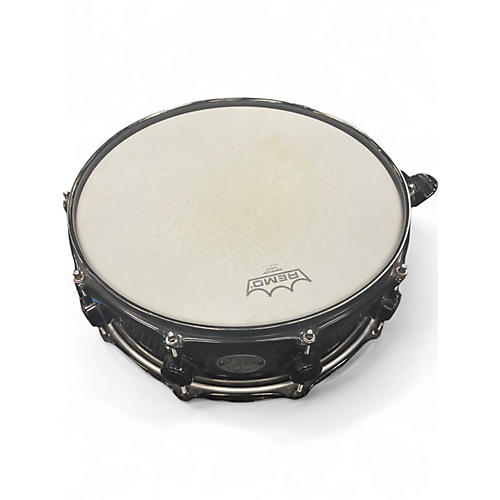 Used DW 4.5X14 WORKSHOP SNARE Black Chrome Drum Black Chrome 5