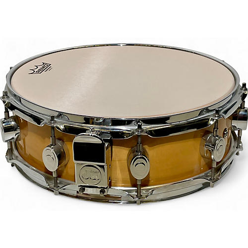 Used DW 4X14 MAPLE SNARE DRUM(90'S) NATURAL Drum NATURAL 2