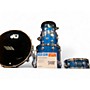 Used DW 5 Piece CONTEMPORARY CLASSIC BLUE SPARKLE Drum Kit BLUE SPARKLE