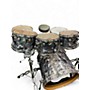 Used DW 5 Piece Collector's Series Cracked Glass Drum Kit Cracked Glass