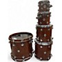 Used DW 5 Piece Collector's Series Exotic Brown Drum Kit Brown