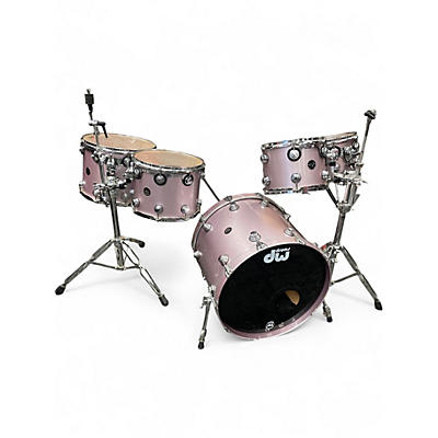 Used DW 5 Piece Collector's Series Purple Drum Kit