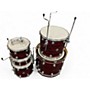 Used DW 5 Piece Collector's Series Red Drum Kit Red