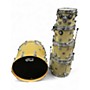 Used DW 5 Piece Collector's Series WHITE SPARKLE Drum Kit WHITE SPARKLE