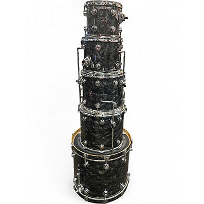 Used DW 5 Piece Collector's Series black pearl Drum Kit