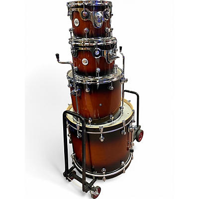 Used DW 5 Piece Design Series 2 Color Sunburst Drum Kit