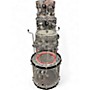 Used DW 5 Piece Design Series Acrylic Clear Drum Kit Clear