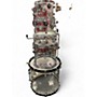 Used DW 5 Piece Design Series Acrylic Clear Drum Kit Clear
