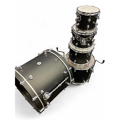 Used DW 5 Piece Design Series MATTE BLACK Drum Kit