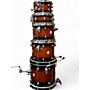 Used DW Used DW 5 Piece Design Series MINI PRO Tobacco Burst Drum Kit Tobacco Burst