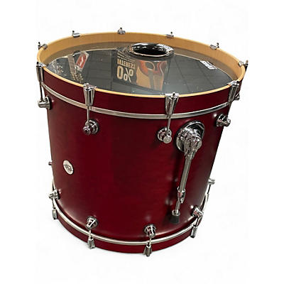 Used DW 5 Piece Design Series crimson red Drum Kit