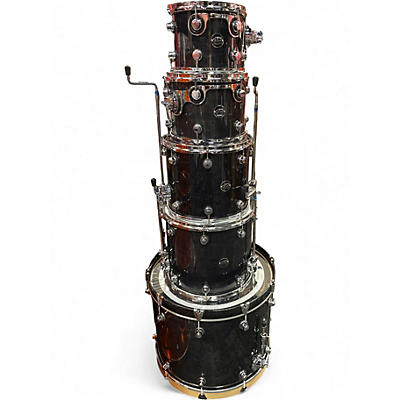 Used DW 5 Piece Performance Series Ebony Stain Lacquer Drum Kit