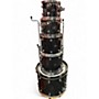 Used DW 5 Piece Performance Series Ebony Stain Lacquer Drum Kit Ebony Stain Lacquer