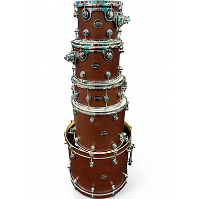 Used DW 5 Piece Performance Series satin tobacco Drum Kit