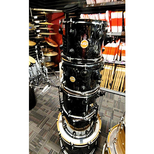 DW Used DW 5 piece Collector's Series Black Velvet Drum Kit Black Velvet