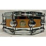 Used DW Used DW 5.5X14 Collector's Edge Series Finish Ply Snare Drum Natural Natural 10