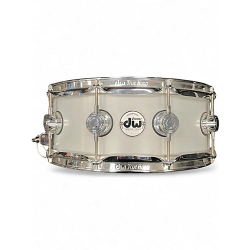 Used DW 5.5X14 Collector's Series Aluminum Snare Aluminum Drum Aluminum 10
