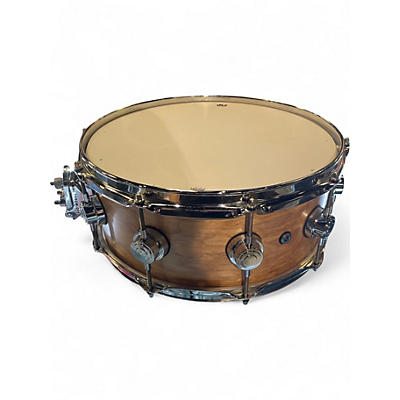 Used DW 5.5X14 Collector's Series Birch Snare Drum Natural Drum