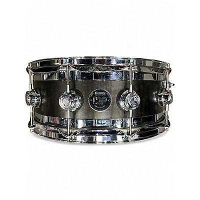 Used DW 5.5X14 Collector's Series Exotic Maple Mahogany Top Edge Snare Charcoal Drum